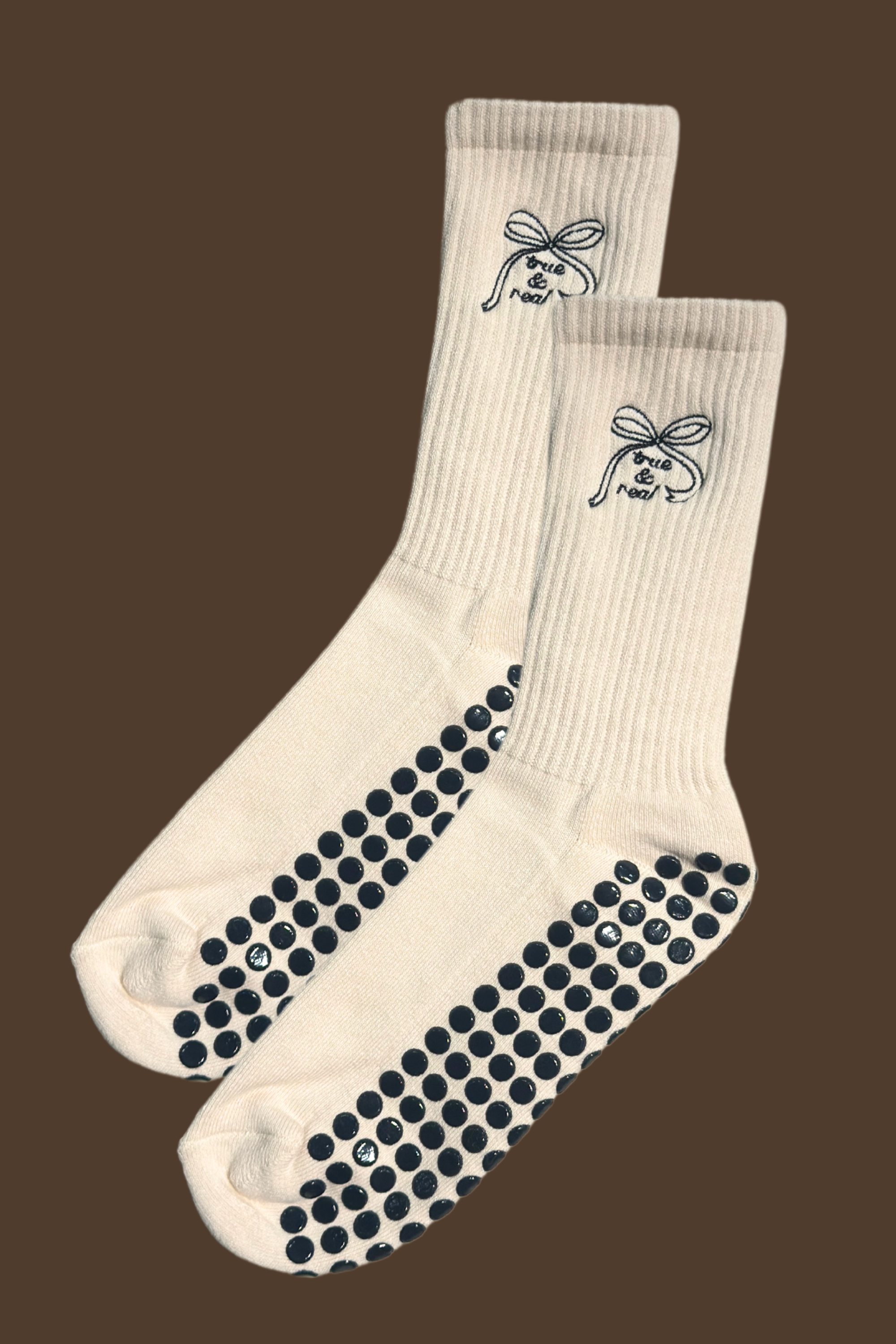 Assembly Socks in Oatmeal (Long Crew)