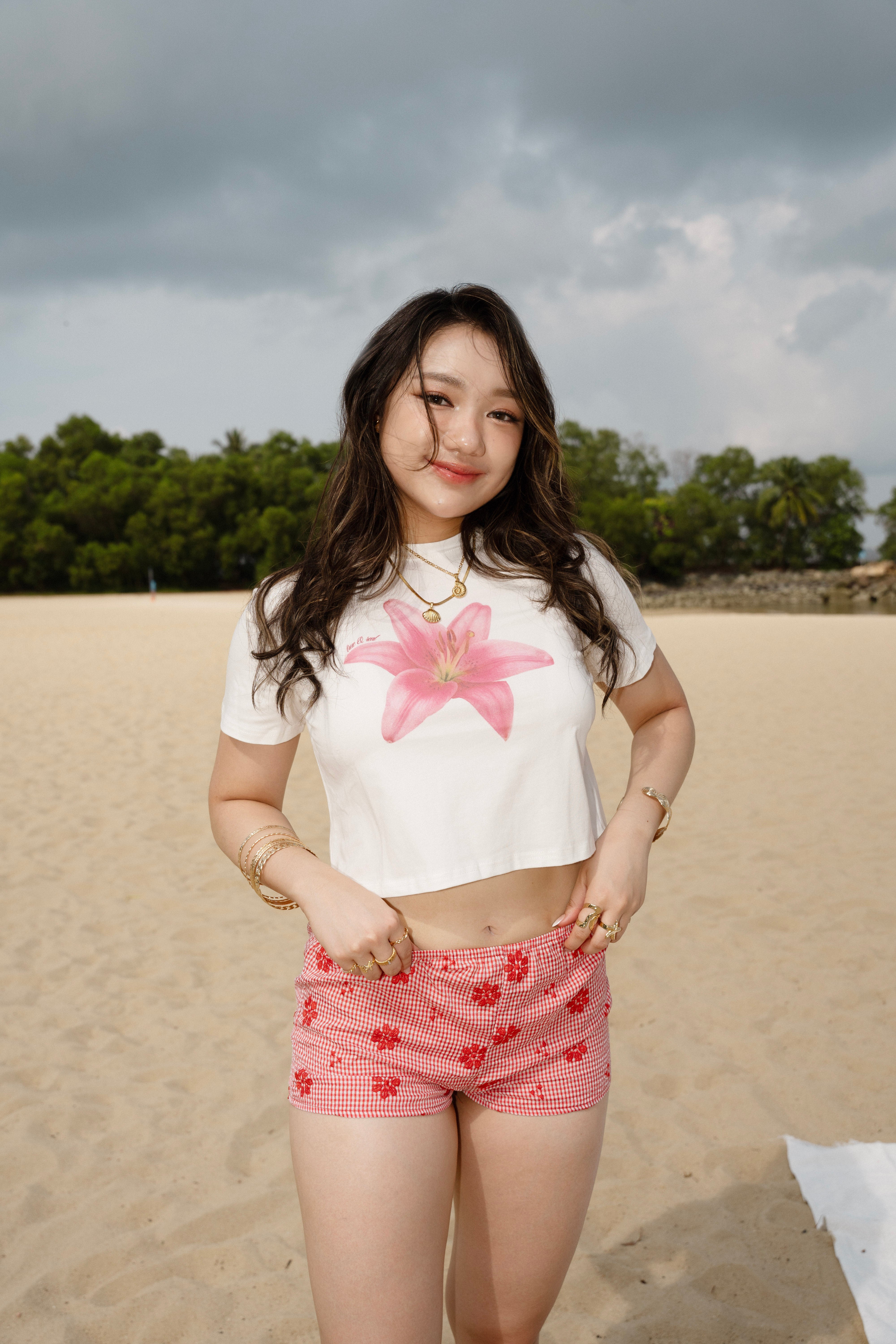 Lily of the Valley Classic Cropped Shirt