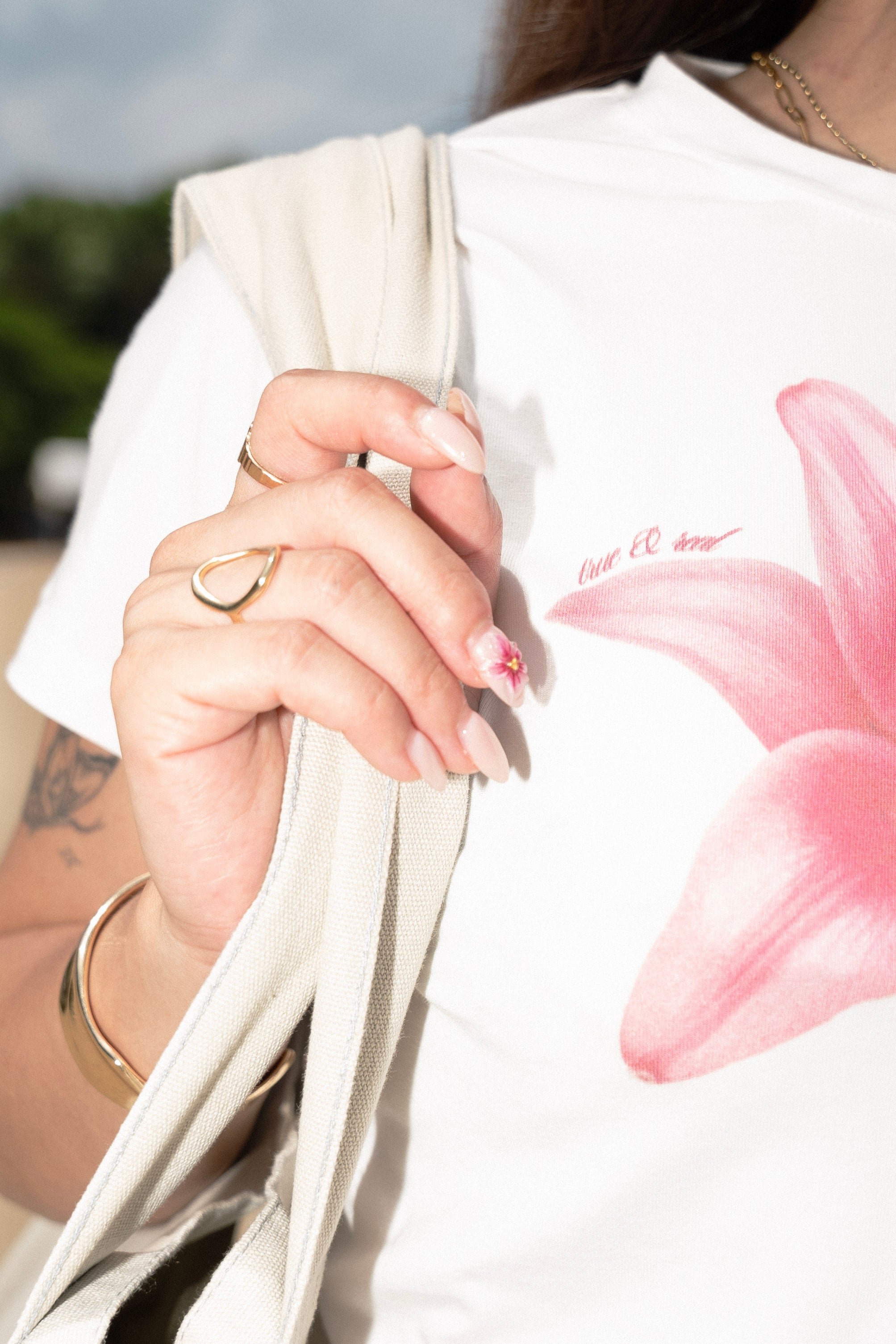 Lily of the Valley Classic Cropped Shirt